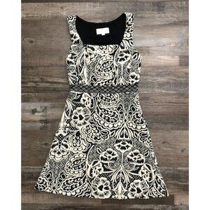 Anthropologie Ett Twa Valery Floral Jacquard Structured Knit Dress Sz XS